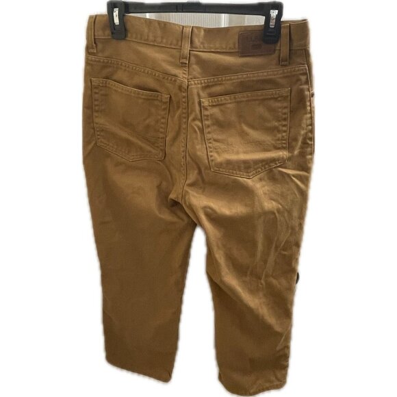 Men’s L.L. Bean Work Jeans Denim Pants Brown Tan Size 32x26  OPG74 Cotton Vtg - Picture 2 of 16